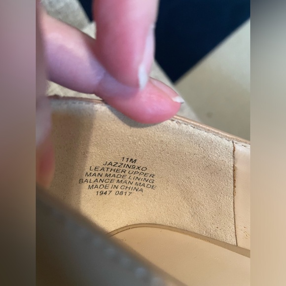 Nine West Jazzin Beige Wedge Pump - Picture 8 of 8